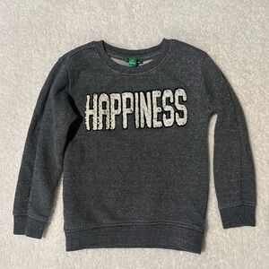 Happiness Grey Crew Neck